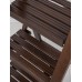 Стремянка деревянная МИКИ с широкими ступенями 3-х ступенчатая, венге