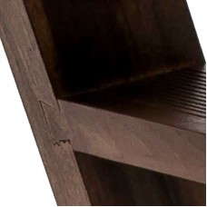 Стремянка деревянная ЖАКО двусторонняя 3 ступени, венге